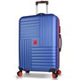 Zoozie Bags Maleta Azul Marino de Gran Tamaño con Ruedas 360°
